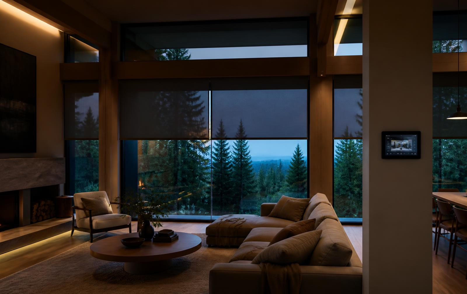Smart home control panel installed in an Oregon home